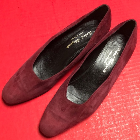 Robert Clergerie suede heels, size 7 - Picture 1 of 7
